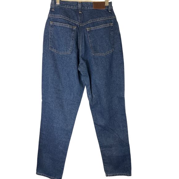 Vintage L.L. Bean Flannel Lined Relaxed Fit Jeans Women's Size 4 Tall - Picture 3 of 13